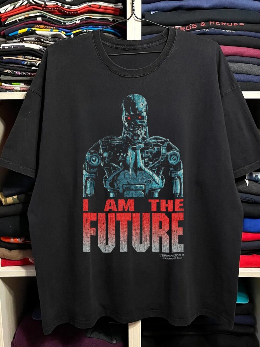 Terminator 2 Judgement Day Washed Black Tee